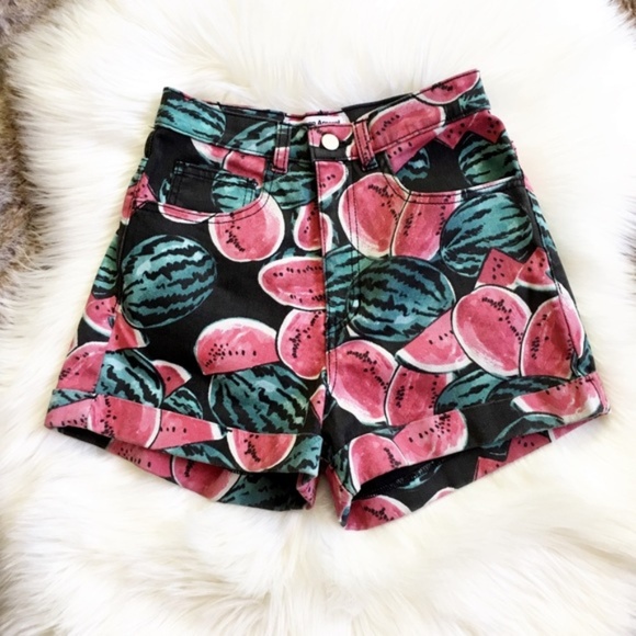 American Apparel Pants - high waisted watermelon shorts